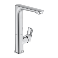 Exel Rotating Tall Brass Basin Mixer - Chrome